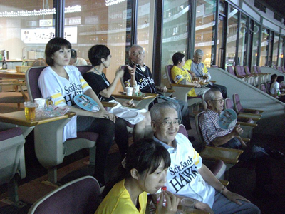 城島後援会にて